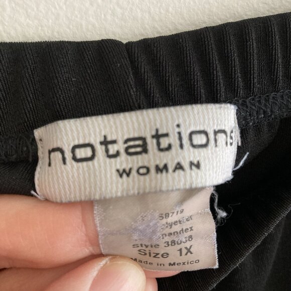 Notations Woman 1x Travel Stretchy Black Pants - Picture 7 of 7